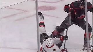 Hits compilation: two minutes of clean hits from Hurricanes/Senators First Round 2026