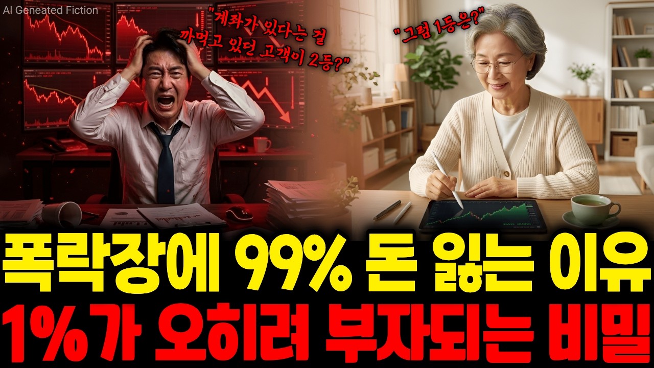 폭락장 이틀 만에 950조 증발.. 다음 날 