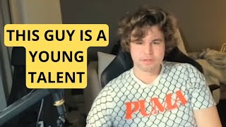 Magnus Carlsen Plays Against Young Chess Talent