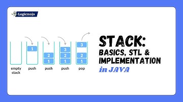 Stack in Java | Operations on Stack | Stack Data Structure | STL | Logicmojo DSA! 📚🔄