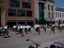 The Kilties of Racine, Wisconsin, marching on July 4, 2006 in the downtown Fourth Fest parade.