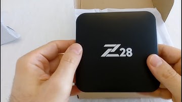 Z28 RK3328 Android 7.1 TV Box Unboxing