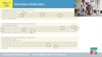 Le problème de concurrence des programmes multi-threadés – ch 3.3