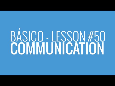 Básico #50: Communication