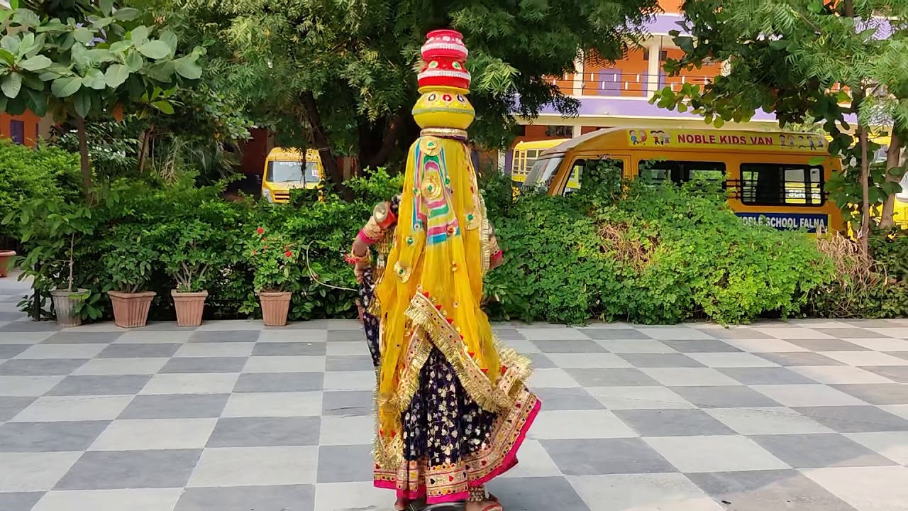 Rajasthani Folk Dancer Adhishree Singh Performance on Chirmi Dance
