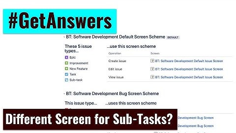 GetAnswers - Different Screen for Sub Task?