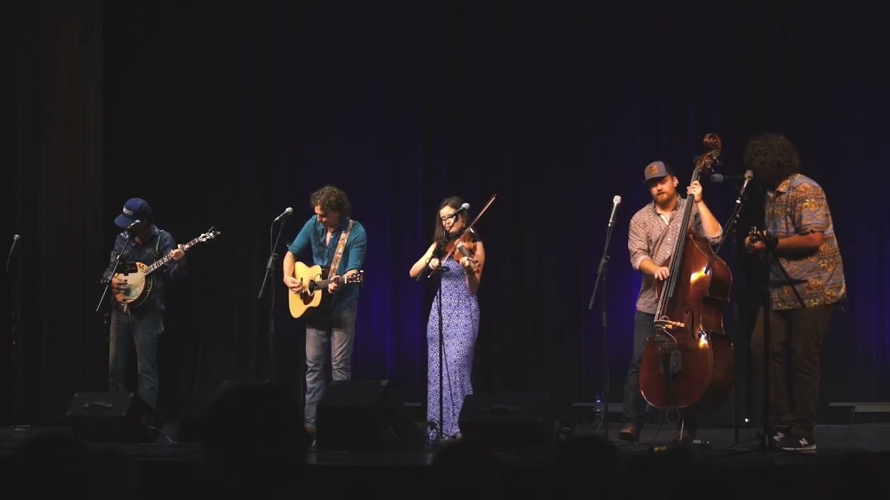East Nash Grass playing "Hill Country Highway" at the Ozark Folk Center in Mountain View, Arkansas.