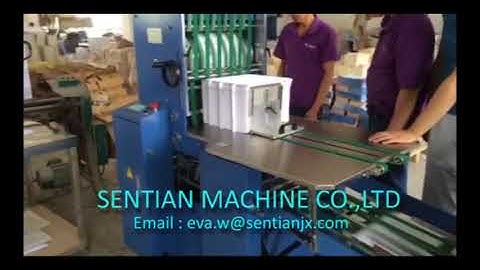 WY400 Paper stacker folding machine