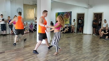 Petter Noding & Shanie. Partner Work in Social Dance. Demo