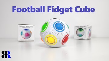Rainbow Magic Ball Cube | Football Fidget Cube Unbox + Play