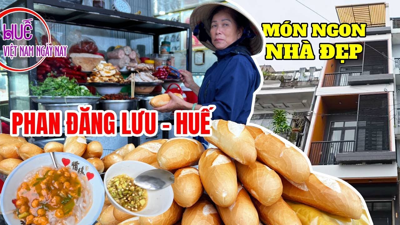 Chiều Huế đi ăn nhiều món và thăm ngôi nhà mới toanh rất đẹp trên đường Phan Đăng Lưu