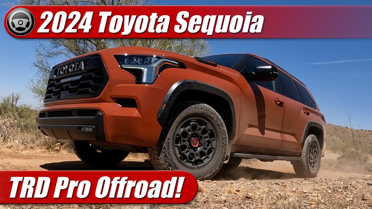 2024 Toyota Sequoia TRD Pro: Offroad Test Drive Review - YouTube