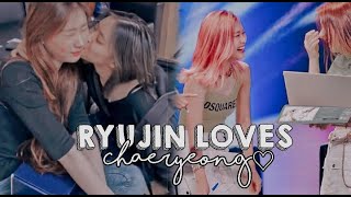 Ryujin being in love with Chaeryeong for 8 minutes| ITZY RYURYEONG MOMENTS✨