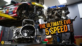 Finally 5-Speed Swapping the Time Attack Evo - Evo Build Ep. 6