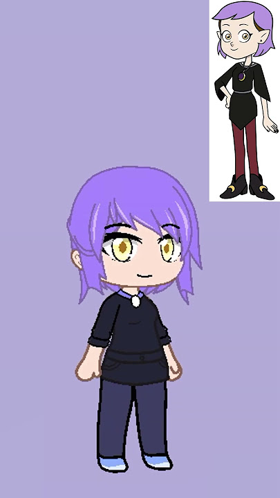 Making Amity from the Owl House in Gacha