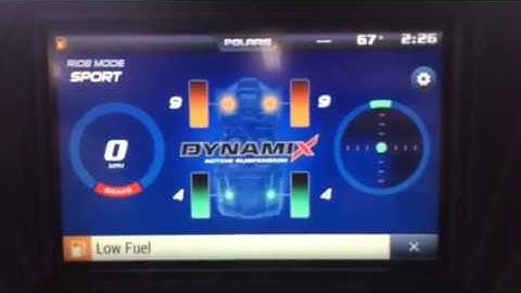 Polaris RZR1K XP Turbo S DynamiX Demo Mode