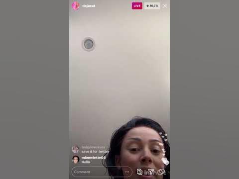 Doja Cat trolling her fans on ig live 9/9/2020 - YouTube