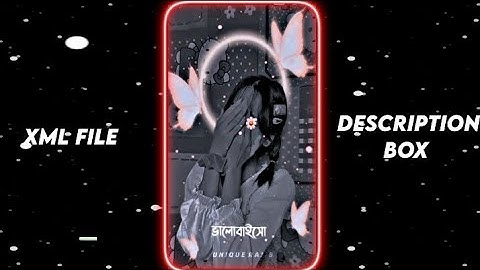 Bangla New✨Trend Sad💔Xml File || ভালো বাইসো🥺বাইসো🥀রে বন্ধু🤍 || Alight Motion Xml⬇️ ‎@UniqueRAJIB2