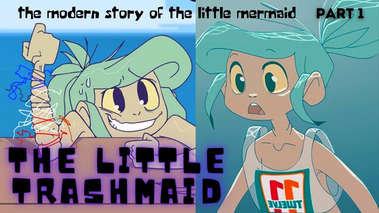 THE LITTLE TRASHMAID - Short Comic Strips of a Mermaid in Modern Days
