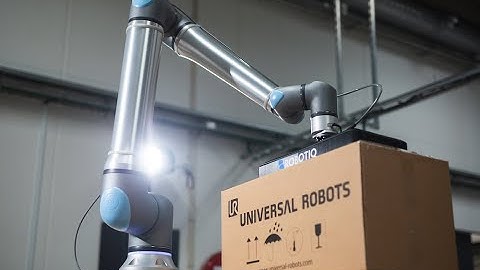 Palletizing application with new UR20 cobot arm