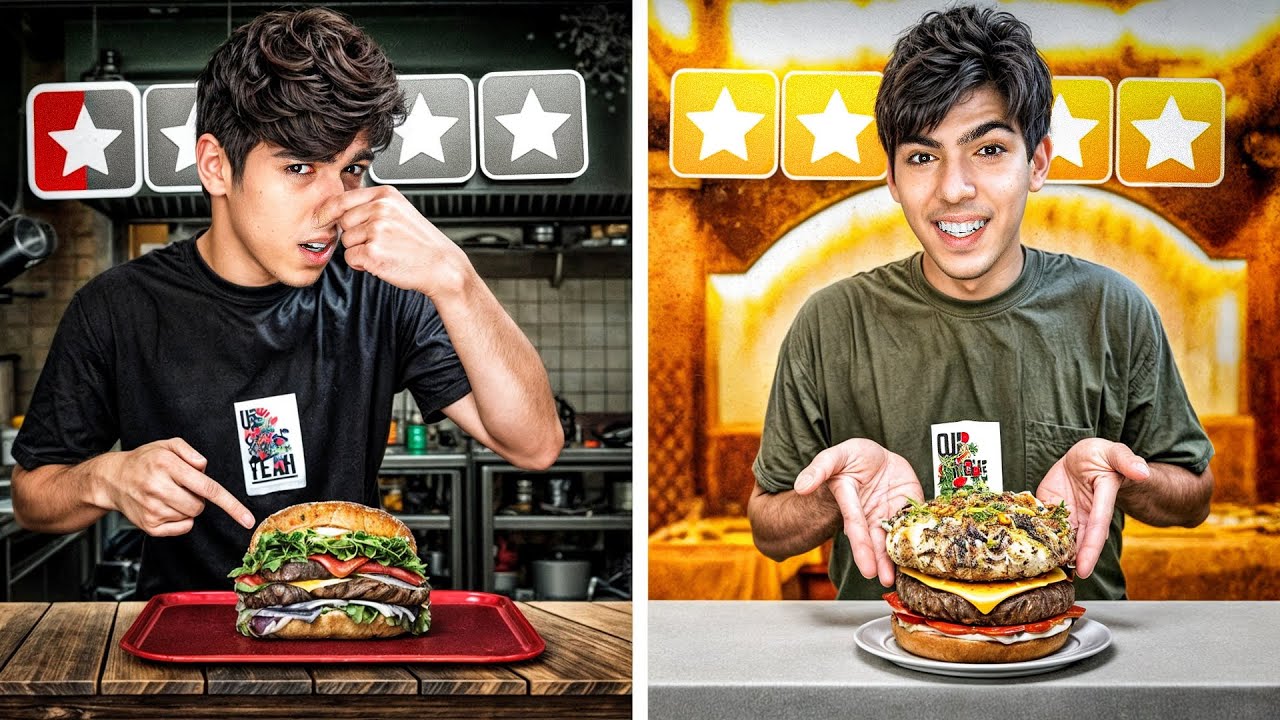 ارزون ترین تا گرون ترین برگر ایران خریدم🍔🤑17 هزارتومن؟