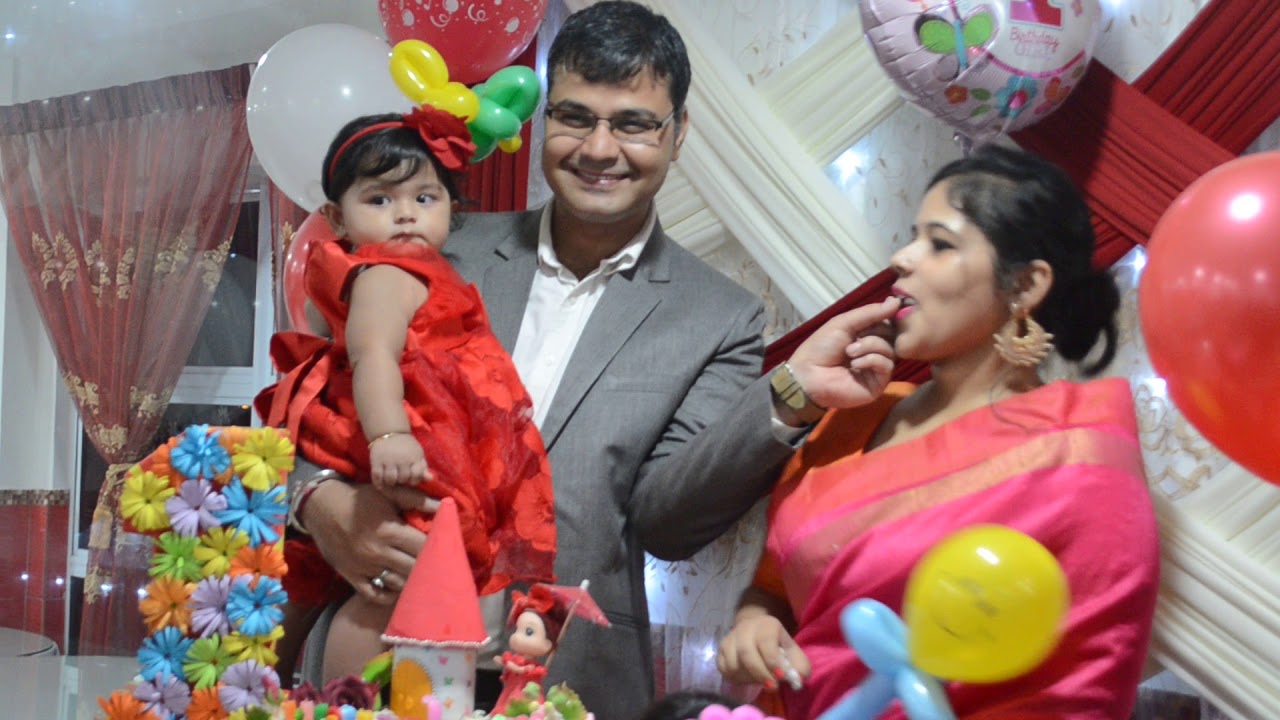 Saanvi's first birthday - YouTube