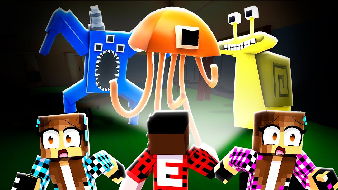 GARTEN OF BANBAN 2 no MINECRAFT MOD Estevao, Milla e Milly