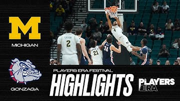 Michigan vs. Gonzaga: 2025 Players Era Festival championship men