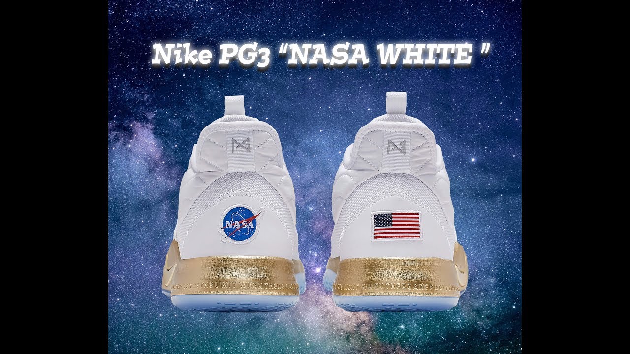 Nike PG3 NASA White Review ! YouTube