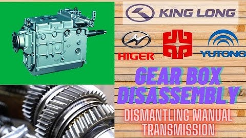China bus gearbox disassembling / yutong bus gearbox /transmission box
