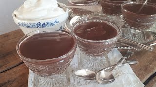 Homemade Chocolate Pudding~(quick & easy pantry staple dessert~no eggs!)