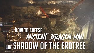 How to Cheese Ancient Dragon-Man at Dragon's Pit in Shadow of the Erdtree (Easy Kill)