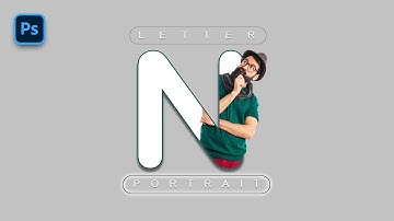 Create Letter Portrait - Easy Way To Create in Photoshop ( Photoshop Tutorial 2024 )