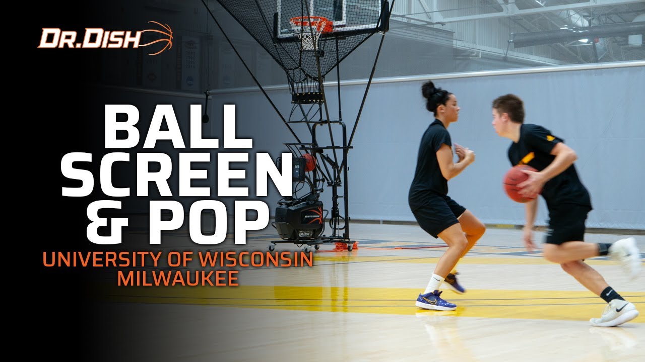 UWMilwaukee Team Basketball Shooting Drills Ball Screen and Pop YouTube