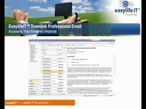 EasylifeIT ™ Tips and Tricks, Accessing Your Email via Webmail