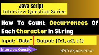 How to Count String Occurrence in String using JavaScript | Javascript Inteview Questions
