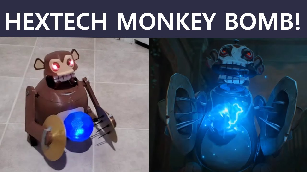 Arcane: How to Make Powder's (Jinx's) Hextech Monkey Bomb - YouTube