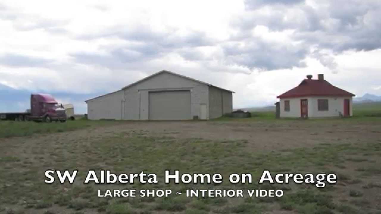 Large Shop on Acreage SW Alberta For Sale YouTube Large Shop on Acreage SW Alberta For Sale YouTube