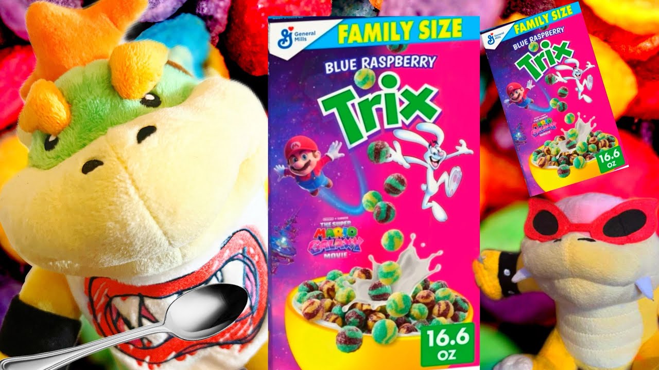 Bowser Jr’s Super Mario Galaxy Movie Trix Cereal!
