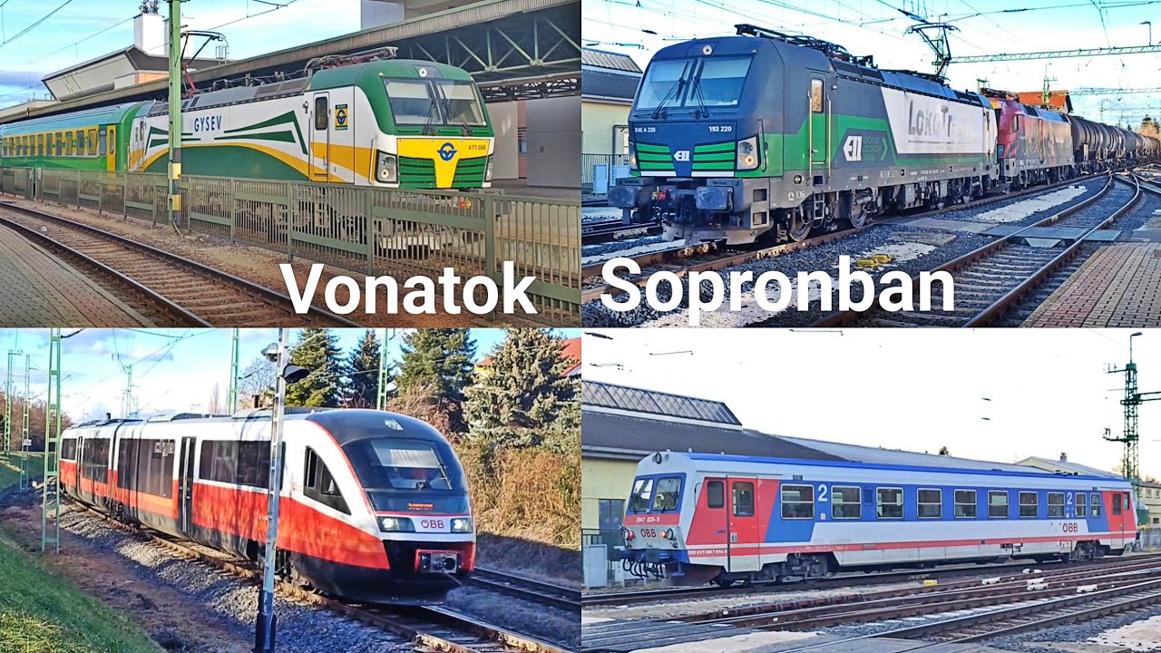 Vonatok Sopronban