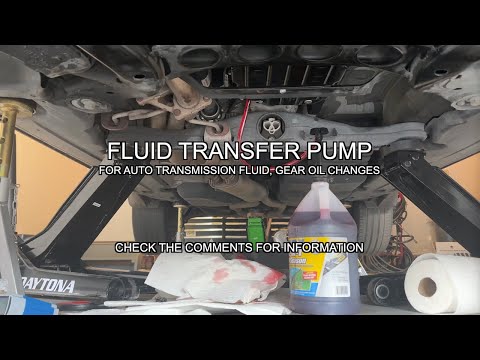 Diy Transmission Fluid Pump