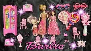 ASMR Barbie Doll Jewelry Box Playset 10 Minutes Satisfying with Unboxing Magical Doll Accessories