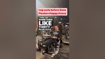 Leg Curls before Squats