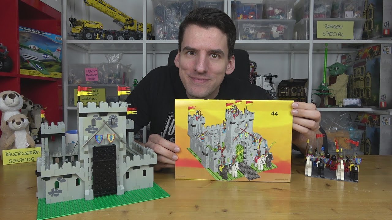 Burgen Durfen Endlich Grau Sein Lego Castle 6080 Die Grosse Konigsburg Youtube