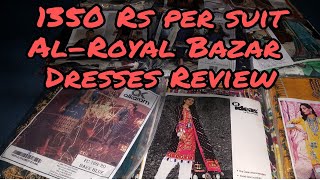 Al Royal Bazar Parcel unboxing| ARB suits Review