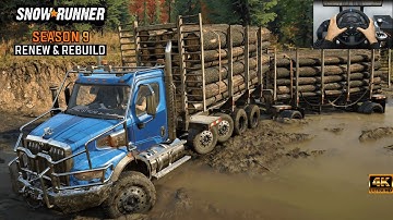 Western Star 47X NF 1430 from Albany River to Burnt Forest - SnowRunner