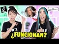 PROBANDO TRUCOS RAROS DE CABELLO DE TIK TOK! BEAUTY HACKS virales ¿FUNCIONAN? | Claudipia