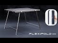 Flexifold table go further with lighter gear