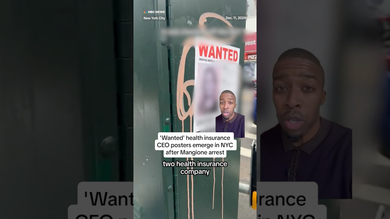 ‘Wanted’ health insurance CEO posters emerge in NYC after Mangione arrest
