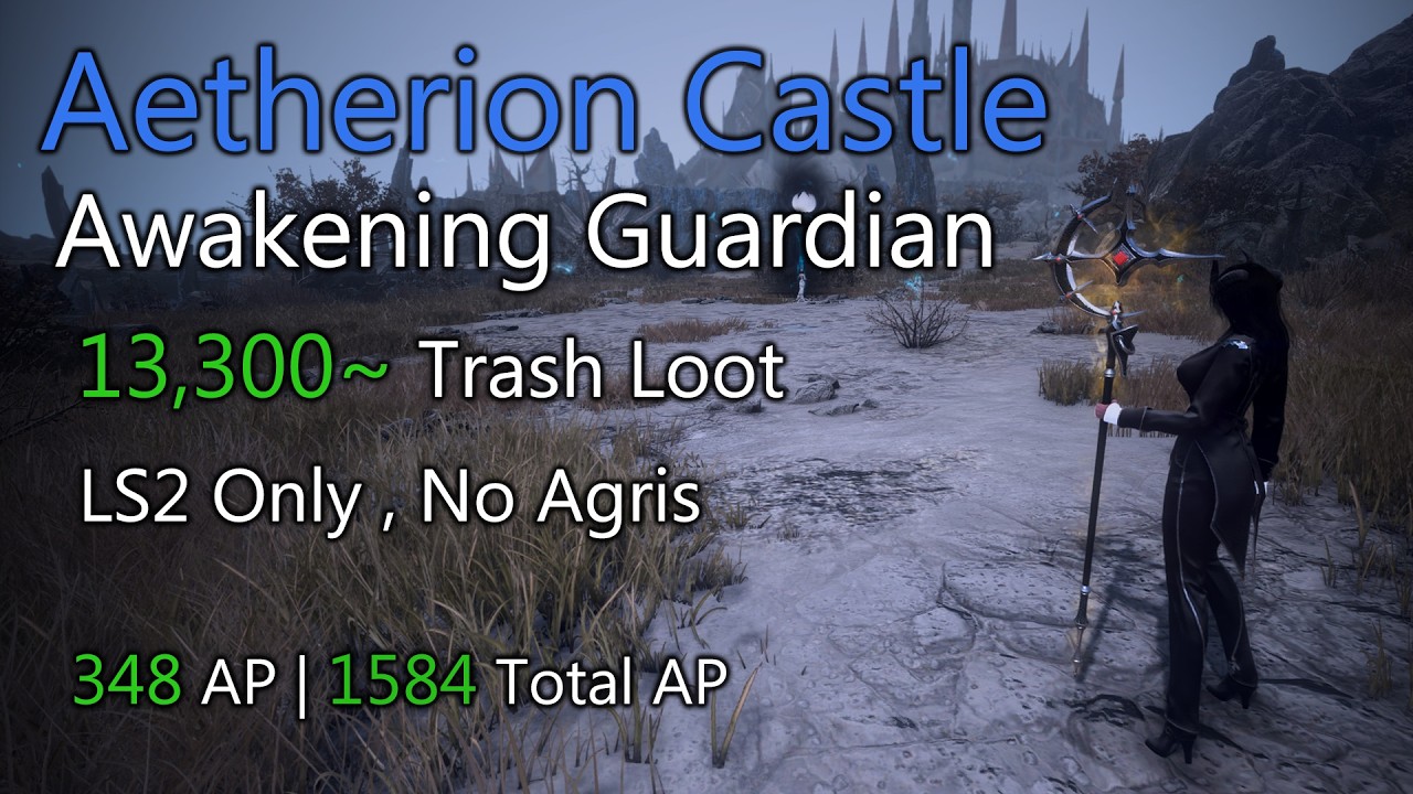 Black Desert Online | Awakening Guardian Aetherion Castle | 13.3k~ TL LS2 No Agris | 348 AP